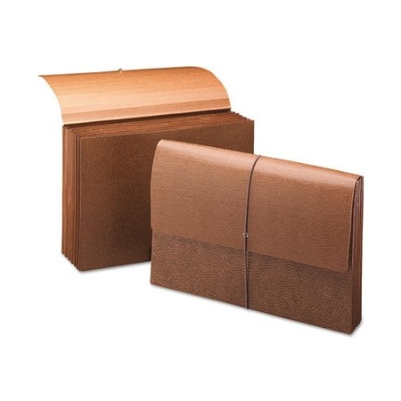 Smead Smead, CLASSIC EXPANDING PARTITION WALLETS, 5.25in EXPANSION, 6 SECTIONS, LEGAL SIZE, REDROPE 72375